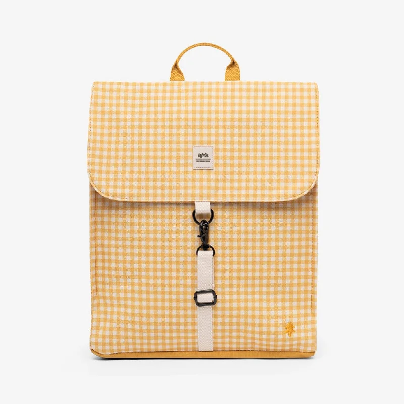 Handy Mini Backpack Vichy Mustard