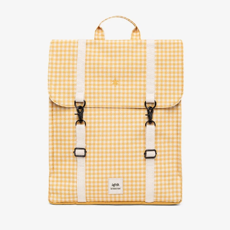 Handy Backpack Vichy Mustard