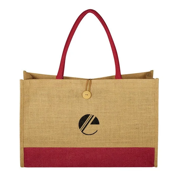 Jute Box Tote Bag (Q776922)