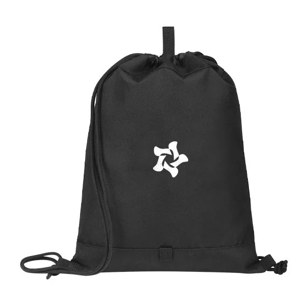 Repeat Recycled Poly Cinchpack - Black (Q882022)