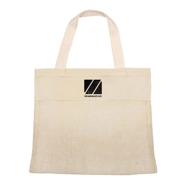 Reusable Cotton Mesh Tote Bag (Q334922)