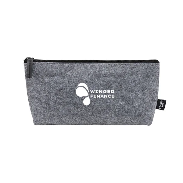 The Goods Recycled Felt Zippered Pouch (Q744922)