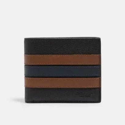 3 In 1 Wallet With Varsity Stripe