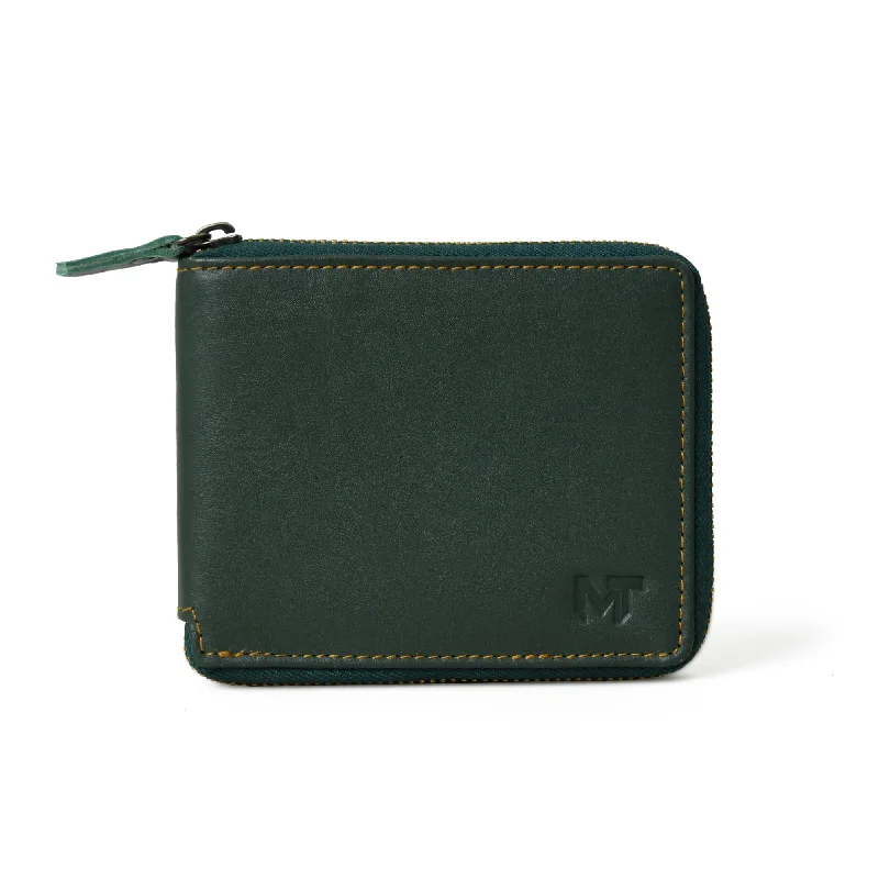 Adams Bi-Fold Wallet- Green