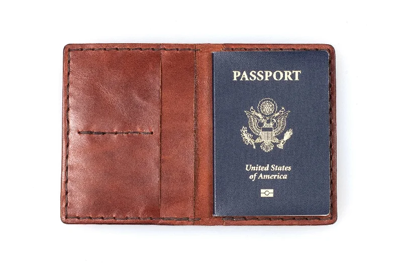 ADVENTURE LEATHER TRAVEL PASSPORT WALLET