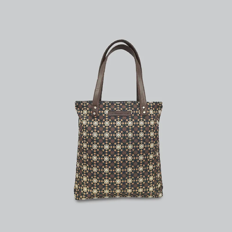 Ajrakh Poly Canvas Tote Bag