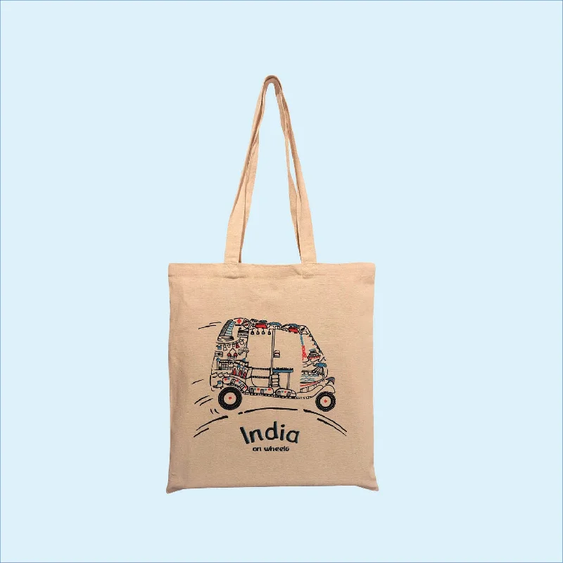 Auto Printed Tote Bag