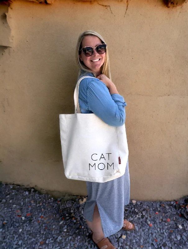 Cat Mom Tote Bag