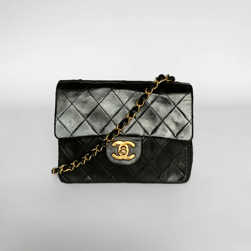 Chanel Classic Single Flap Bag Mini Lambskin Leather