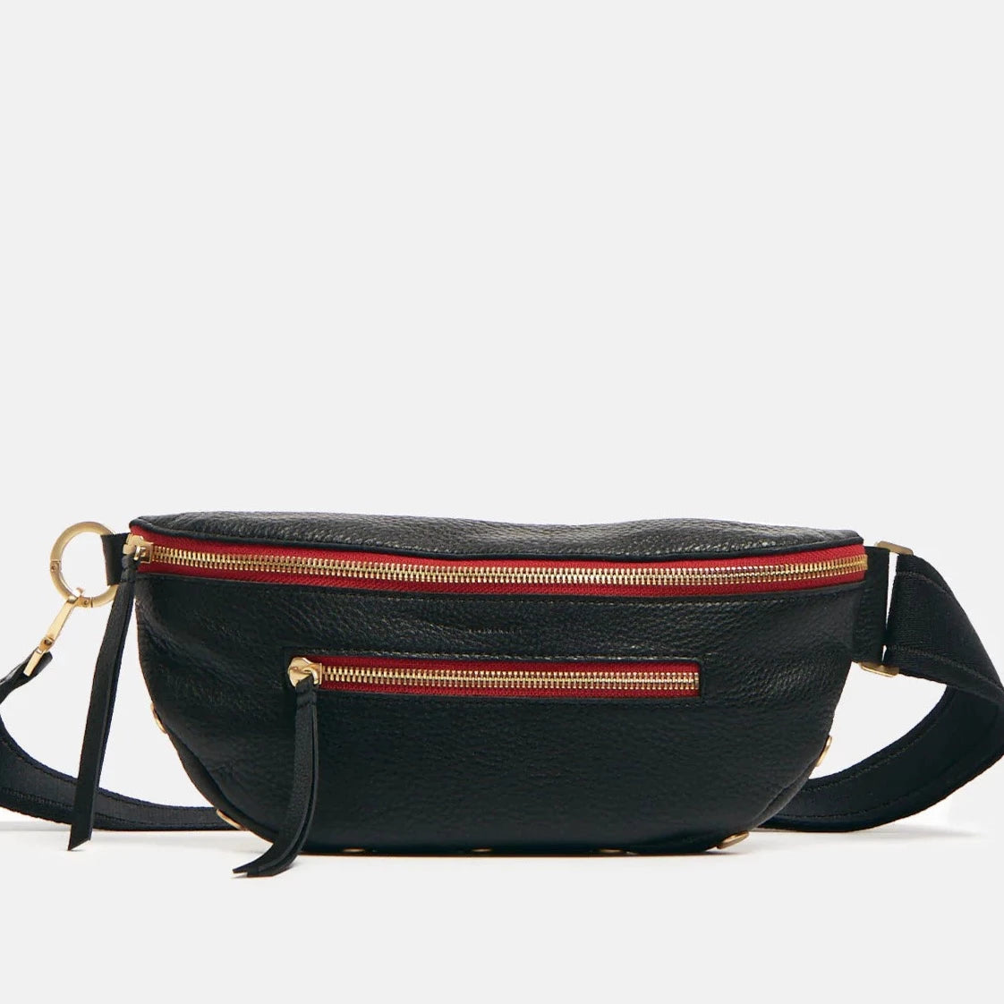 Black Leather w/Red Accent/Gold Accent