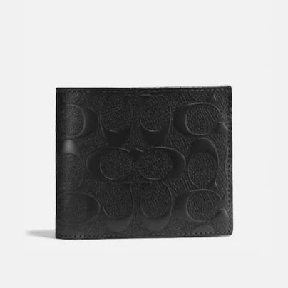 Compact Id Wallet In Signature Leather