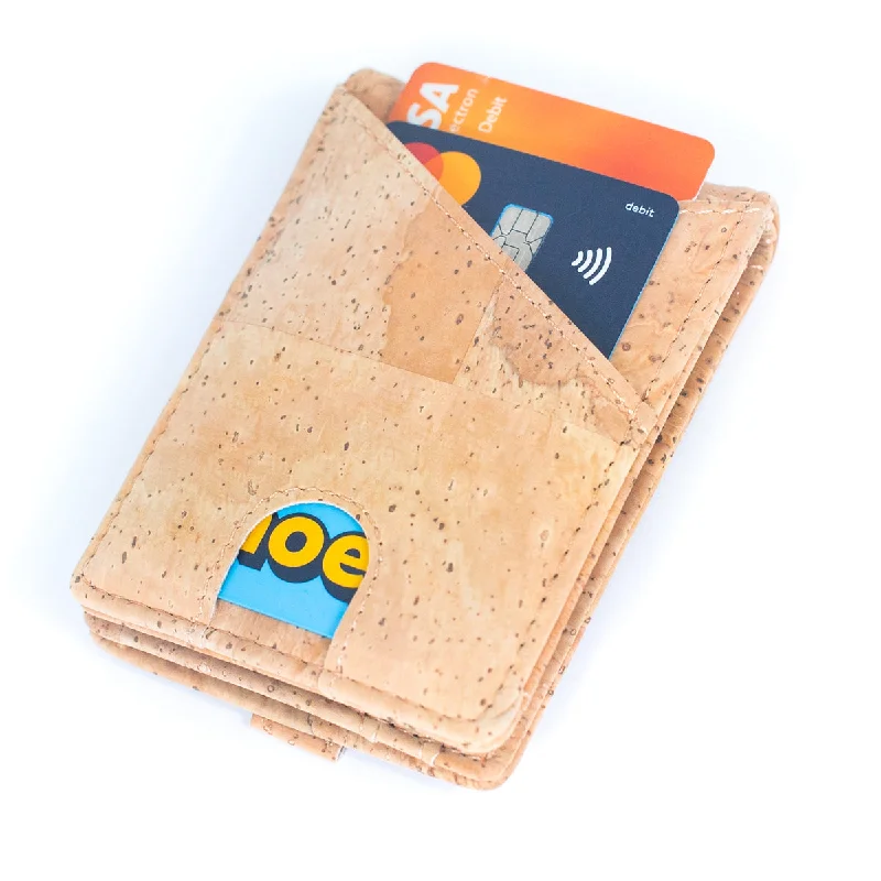 Cork Wallet Minimalist with Money Clip RFID Blocking Bifold  BAG-2276