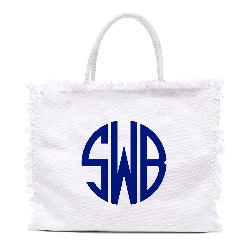 Custom Fringe Tote - Monogram