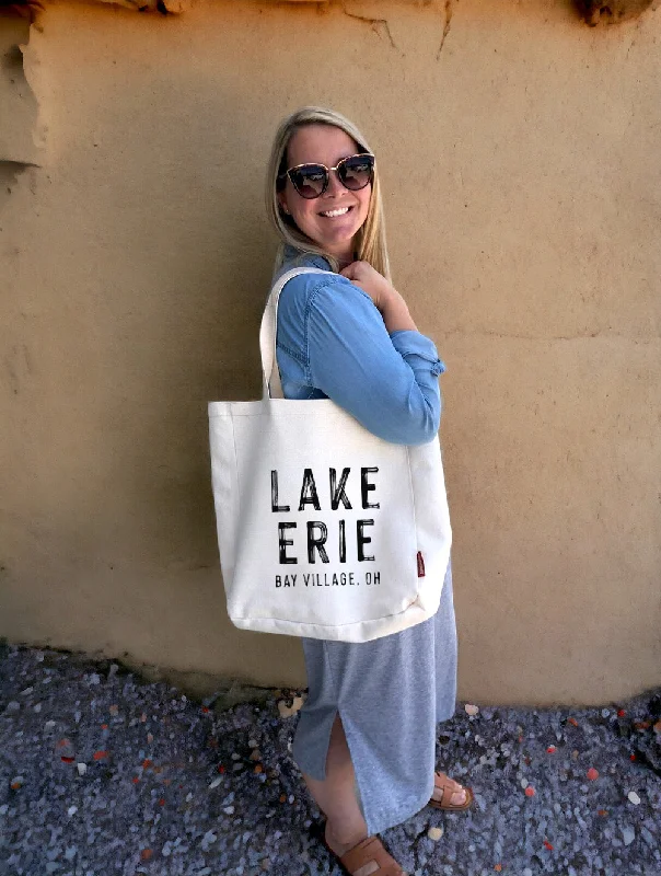 Custom Lake Name Tote Bag