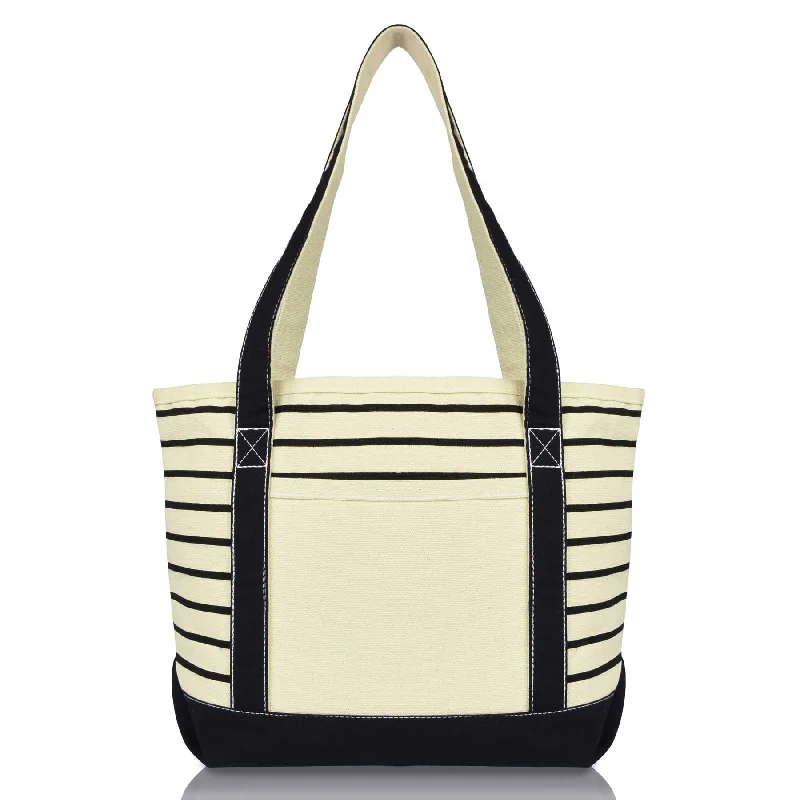 Dalix Striped Soft Tote