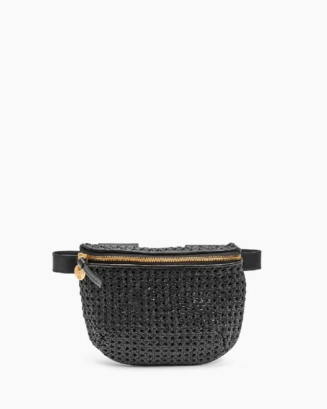 Fanny Pack Black Rattan