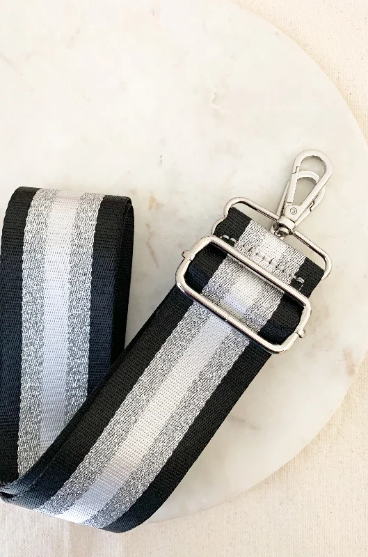 Striped Black/Silver