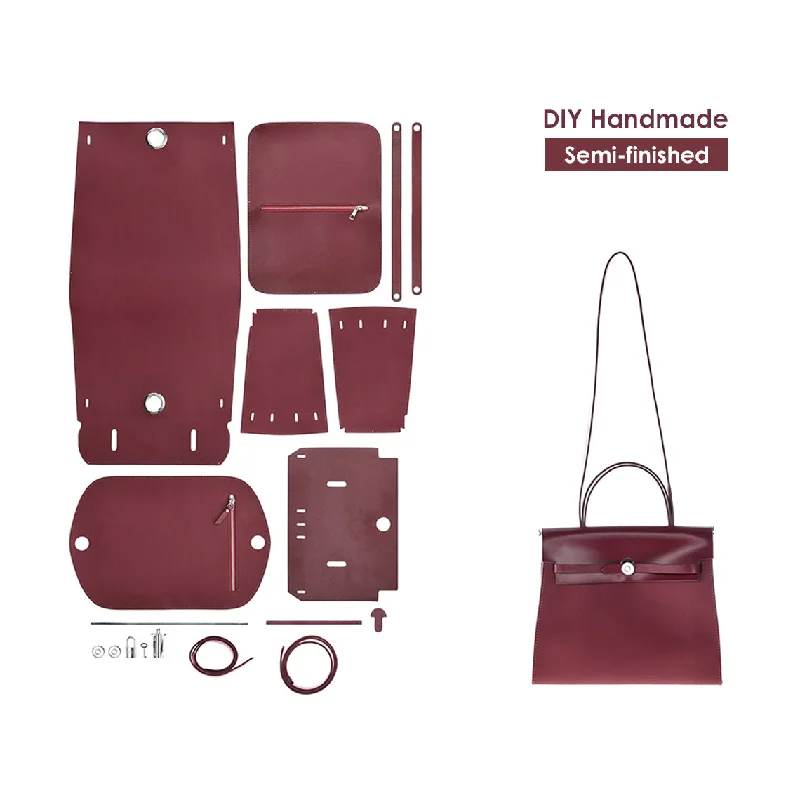 POPSEWING® Leather Inspired Her Bag Zip Bag DIY Kit - Price Drop at Checkout