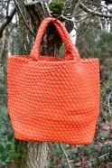 Jayley Hand Knitted Leather Tote Bag with Matching Purse PBG25A-D08