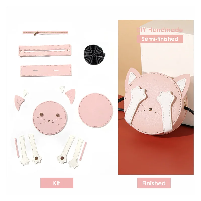 POPSEWING® Vegan Leather Lady Kitty Crossbody Bag DIY Kit