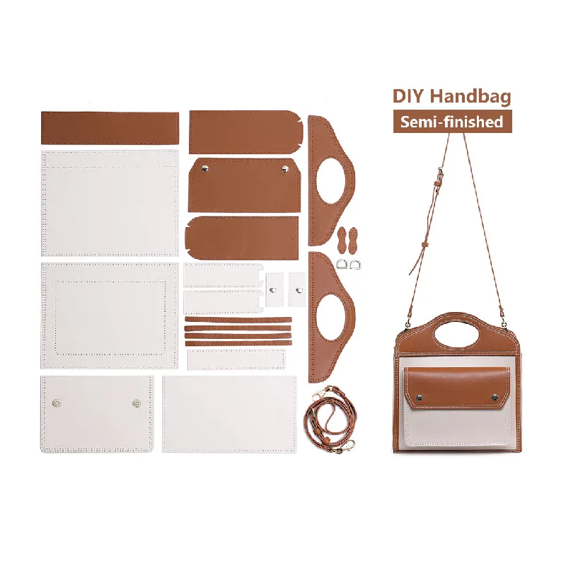 POPSEWING® Leather Lady Pocket Crossbody Bag DIY Kit