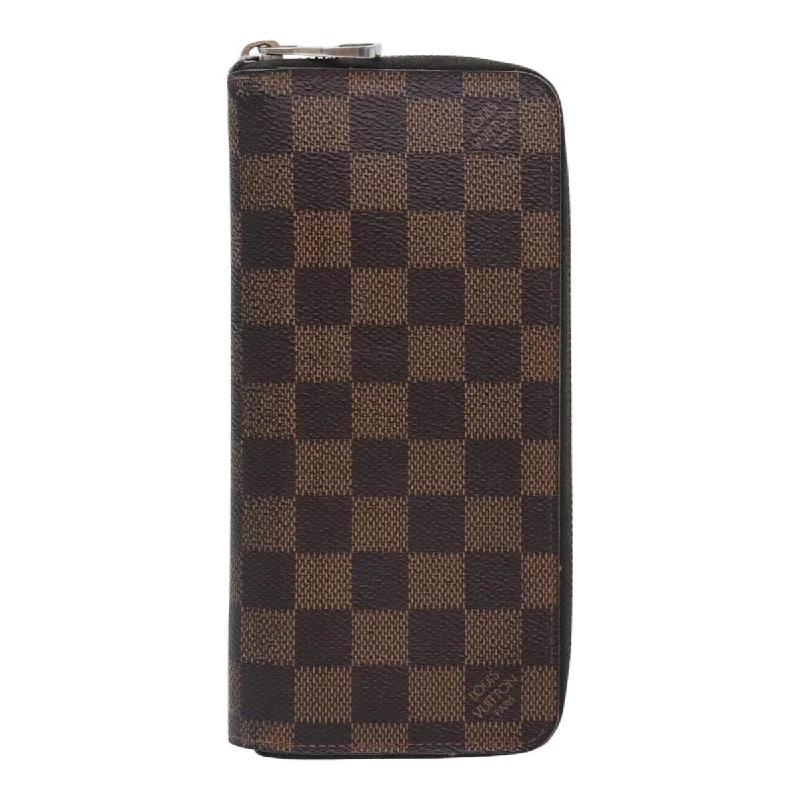 Louis Vuitton Zippy Wallet Vertical  Canvas Wallet  (Pre-Owned)