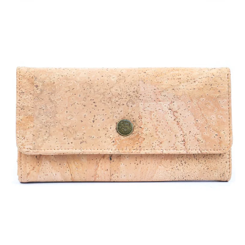 Lux cork bifold smart vegan women's wallet BAG-2017-C