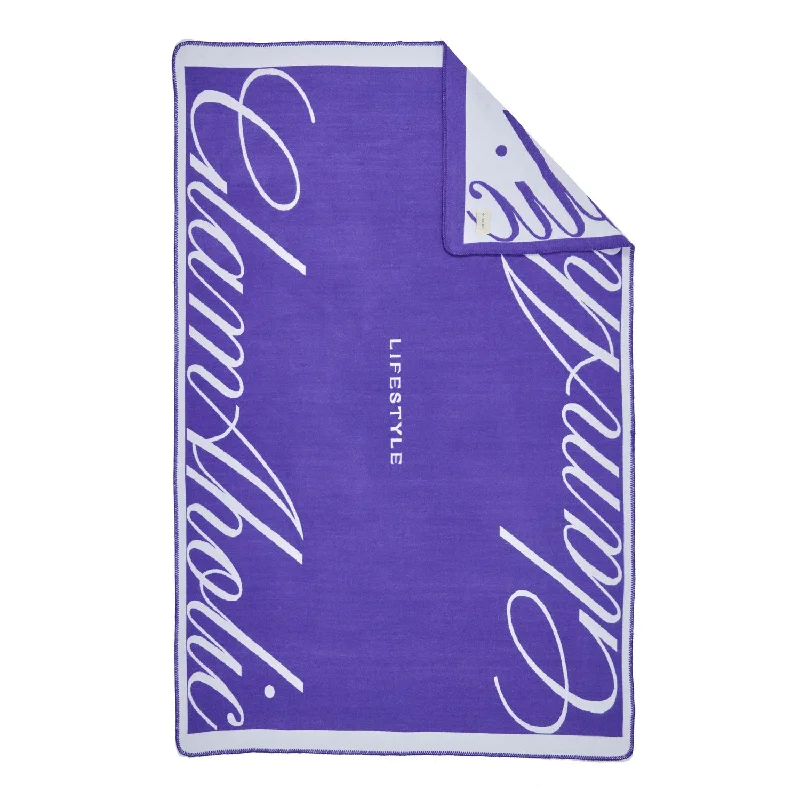 LUXE THROW BLANKET PURPLE