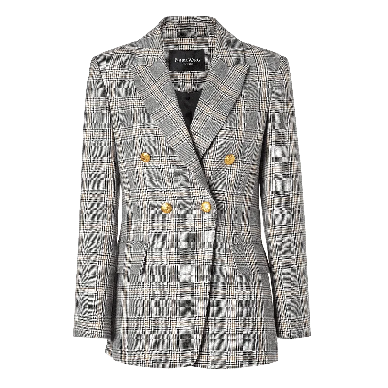 Madison Plaid Blazer