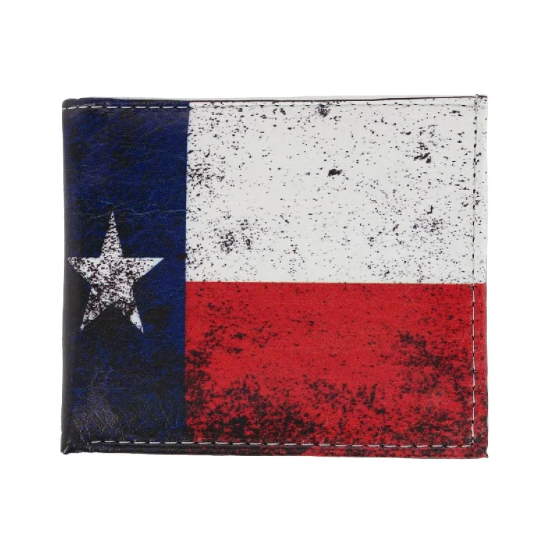 Men's Vintage Texas Flag Bifold Wallet