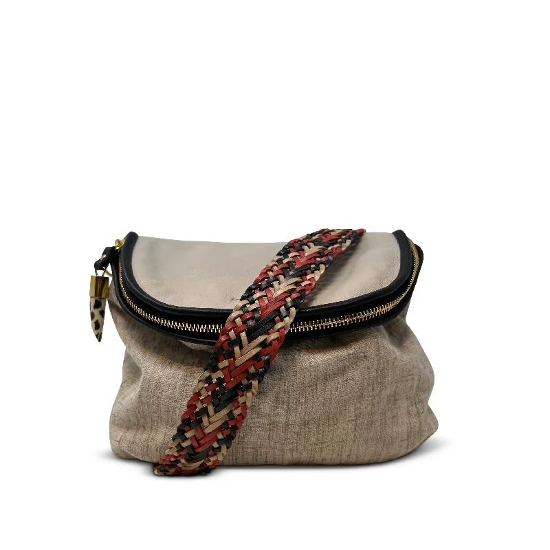 Mini Windbourne Metallic Linen Crossbody