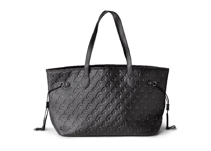 MONOGRAM GLAM TOTE MATTE BLACK X BLACK