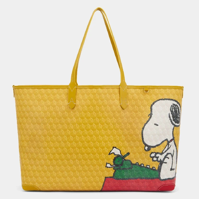 Peanuts I am a Plastic Bag Snoopy Tote