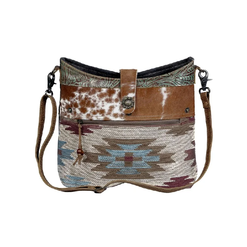 Placid Leather & Canvas Crossbody